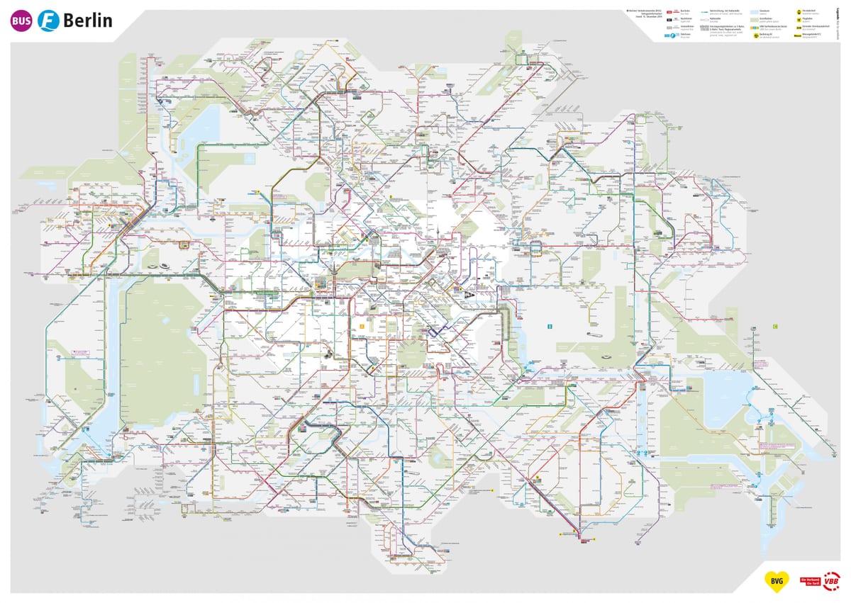 柏林车线路图