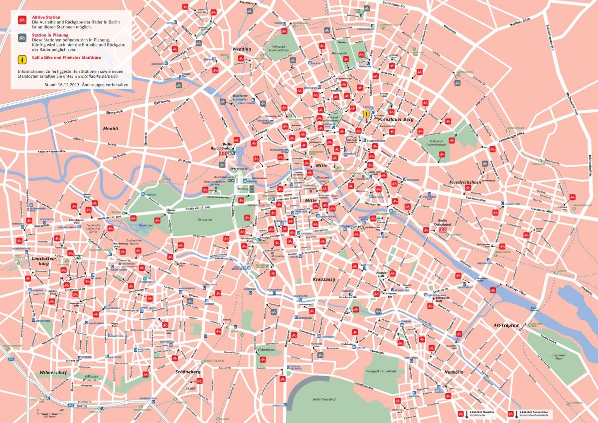 柏林自行车的地图