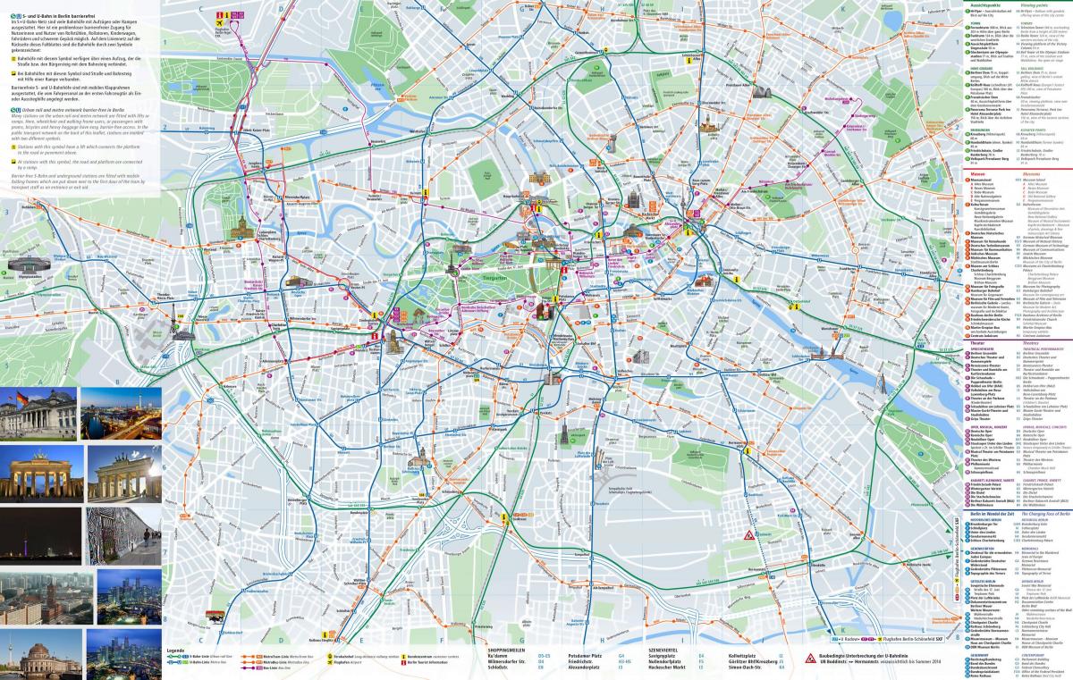 柏林城市地图景点