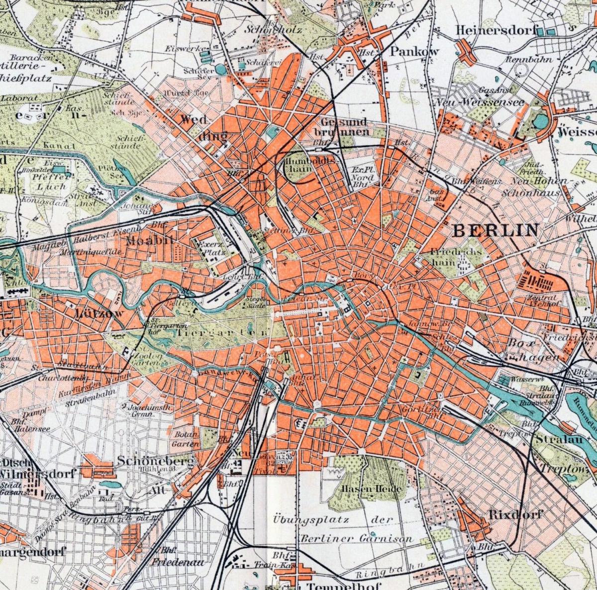 地图上的老柏林