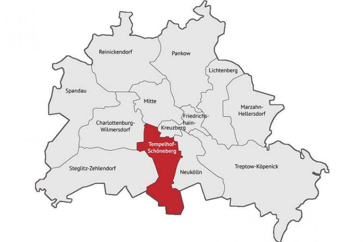 地图舍内贝格柏林