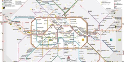 Bvg u bahn的地图
