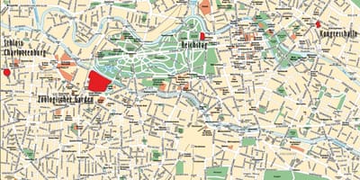 柏林市中心地图
