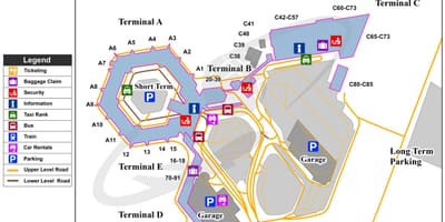 柏林机场的地图
