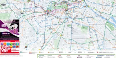 城市观光柏林地图