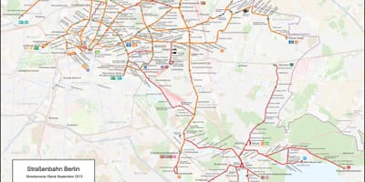 电车柏林地图