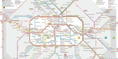 S bahn的地图