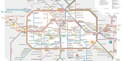 地图柏林u bahn