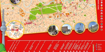 柏林跳下旅游地图