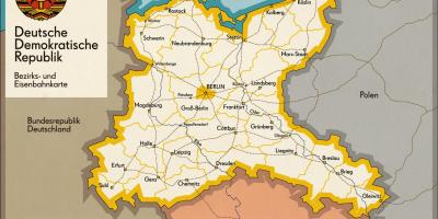 地图解除武装、复员和重返社会的柏林