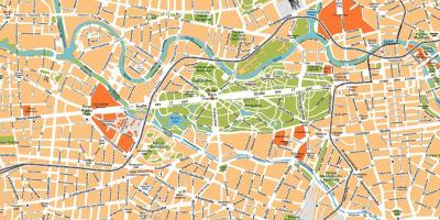 柏林中心区地图